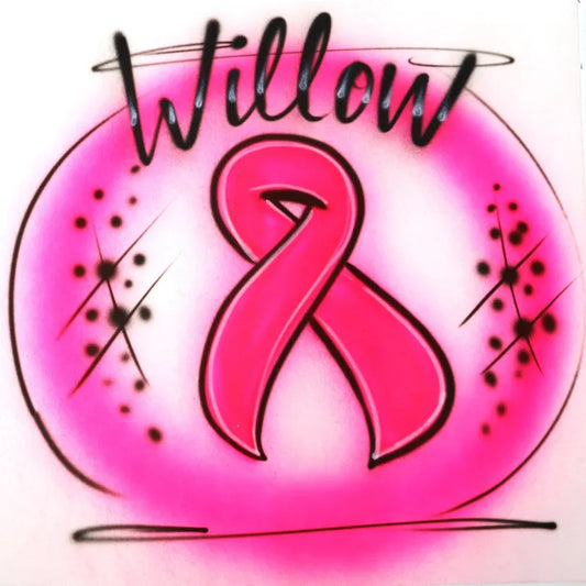 Cancer Awareness Symbol With Your Name